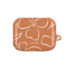 Terracotta & Cream Floral Custodia per AirPods