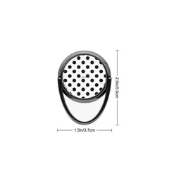 Black & White Polka Dot Phone Ring Holder by etchd, view 3