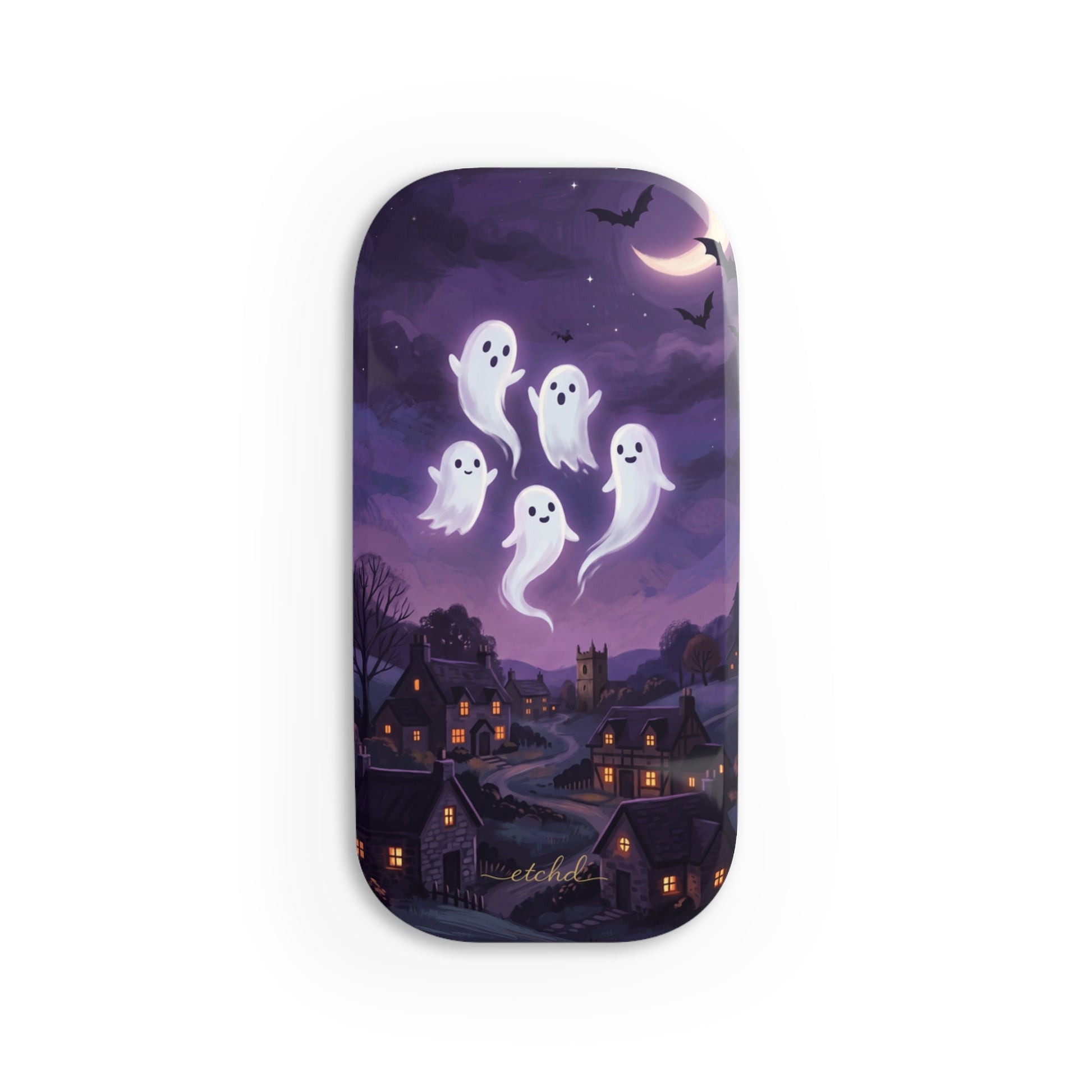 Ghost Parade Click-On Phone Grip by etchd