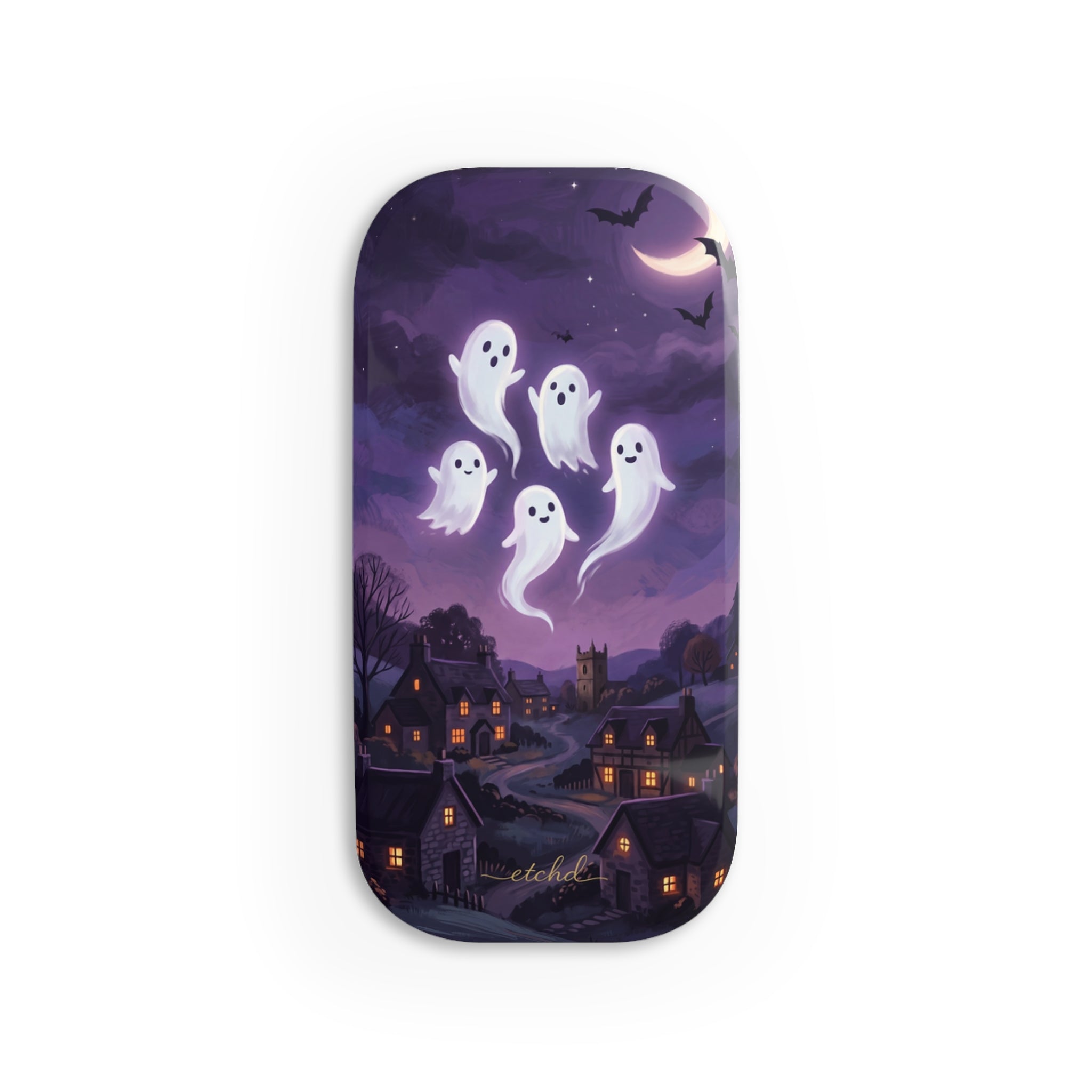 Ghost Parade Click-On Phone Grip by etchd