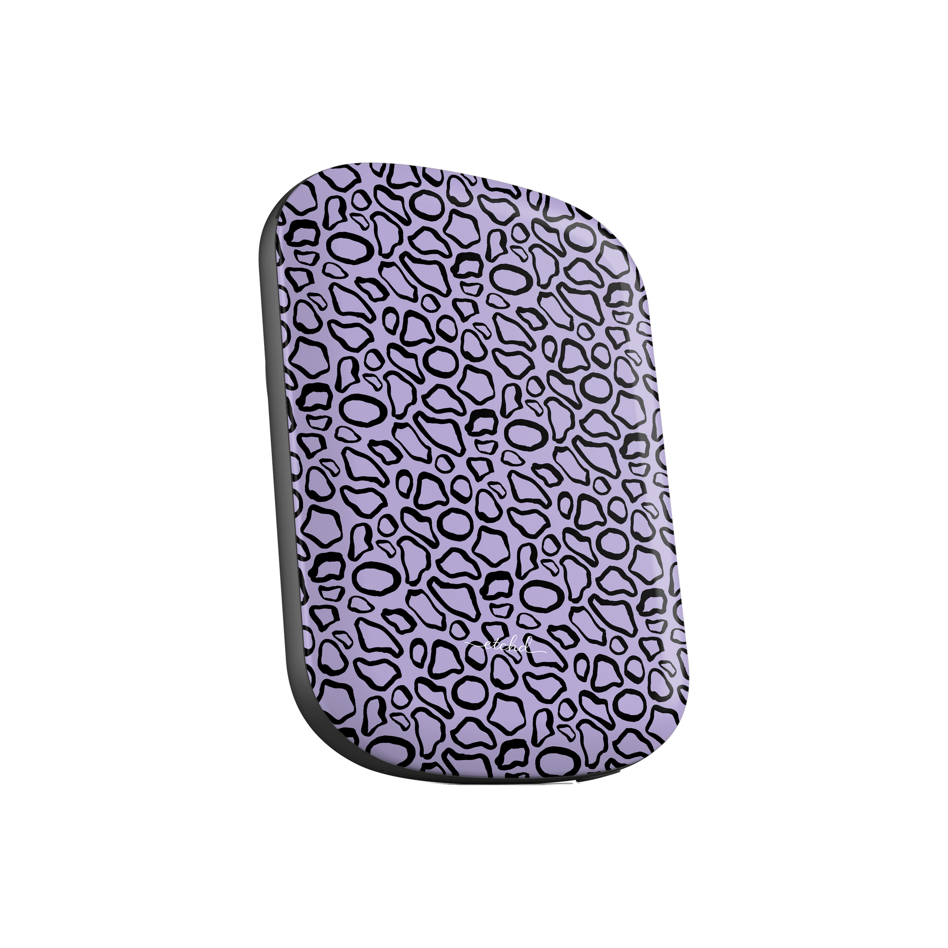 Abstract Print Lavender Magnetic Powerbank by etchd, view 2