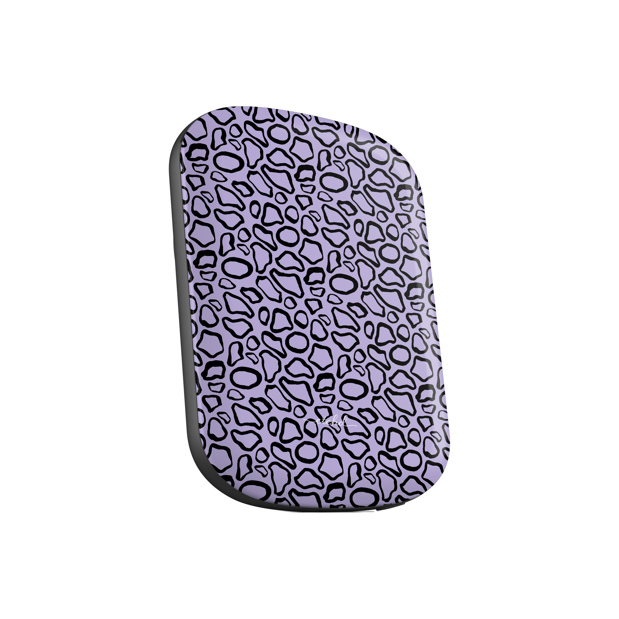 Abstract Print Lavender Magnetic Powerbank by etchd, view 2