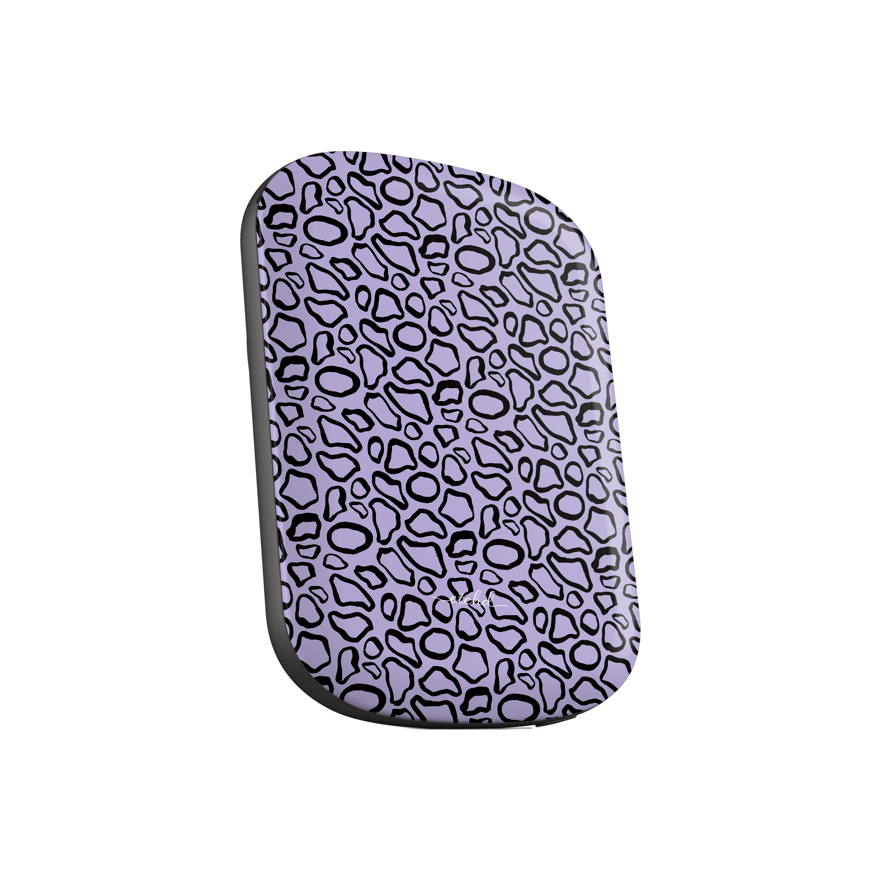 Abstract Print Lavender Magnetic Powerbank by etchd, view 2