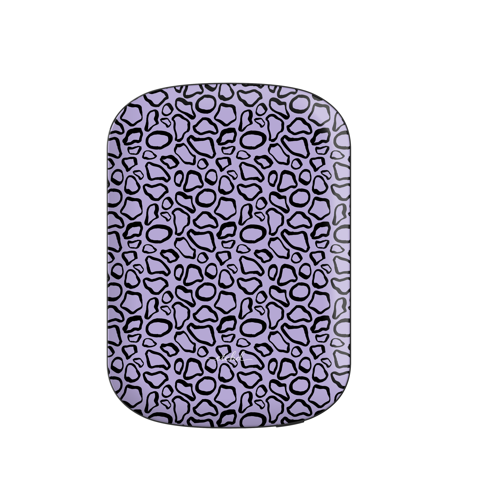 Abstract Print Lavender Magnetic Powerbank by etchd