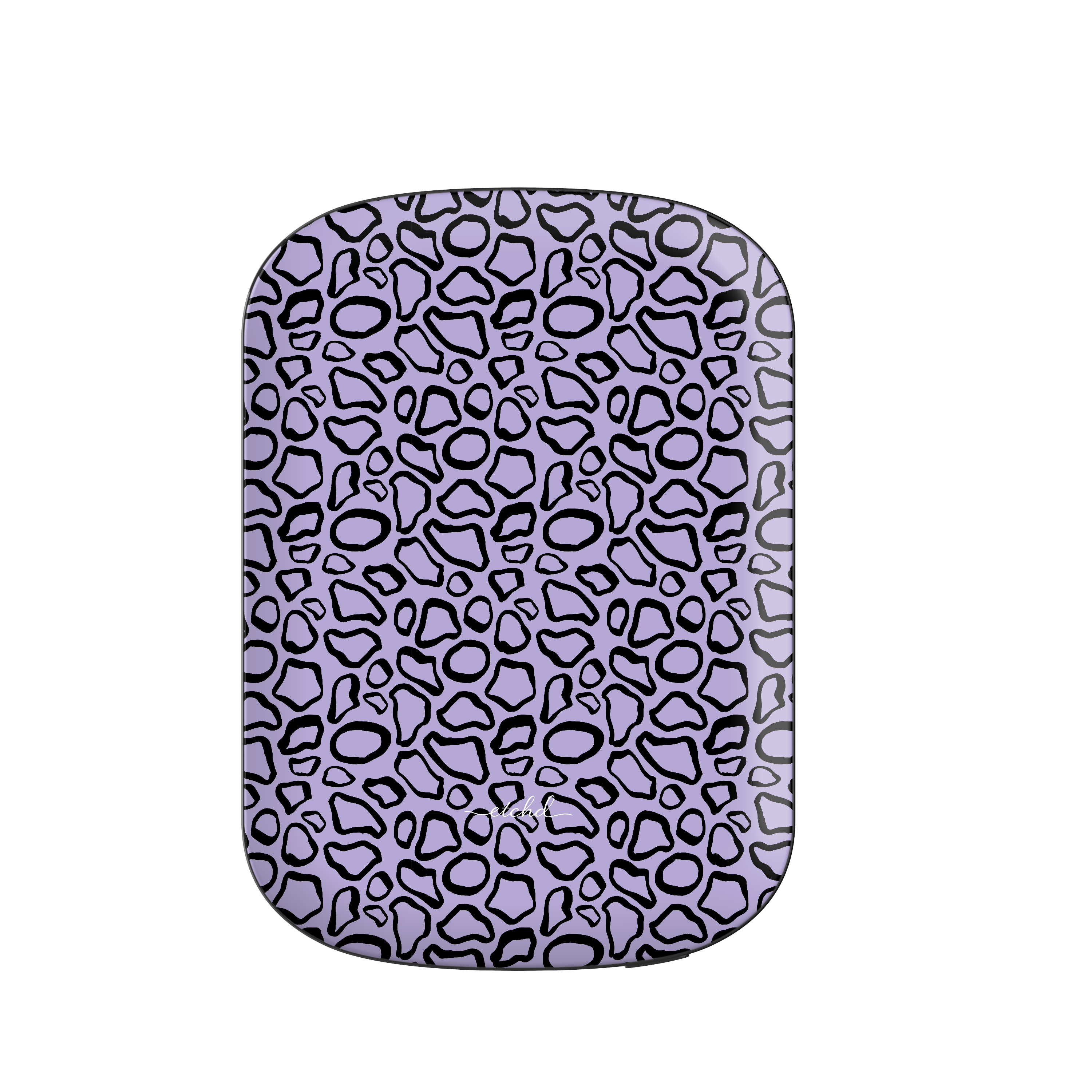 Abstract Print Lavender Magnetic Powerbank by etchd