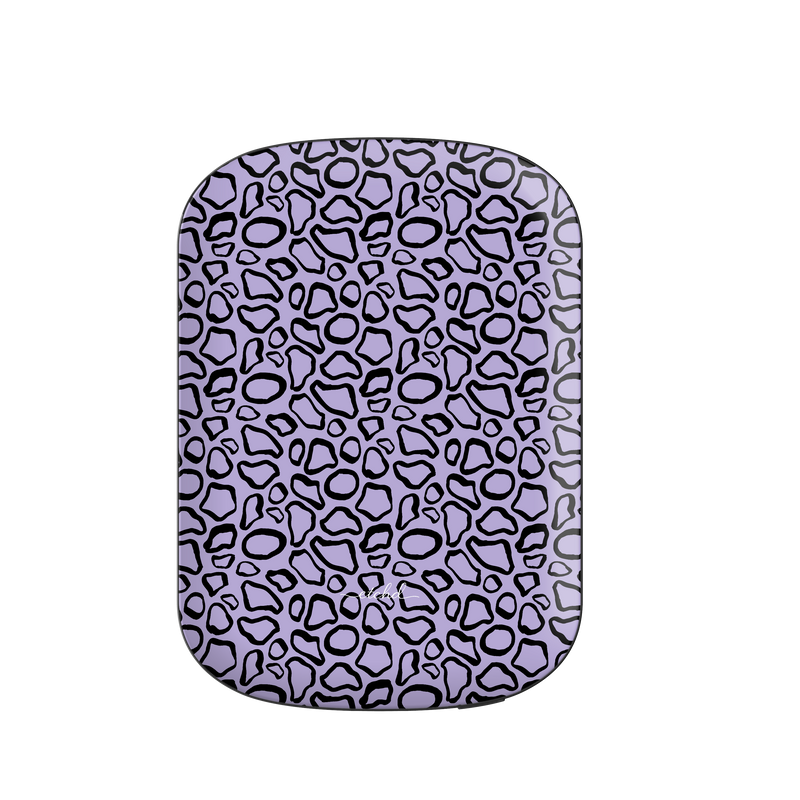 Abstract Print Lavender Magnetic Powerbank by etchd
