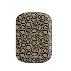 Abstract Print Taupe Magnetic Powerbank