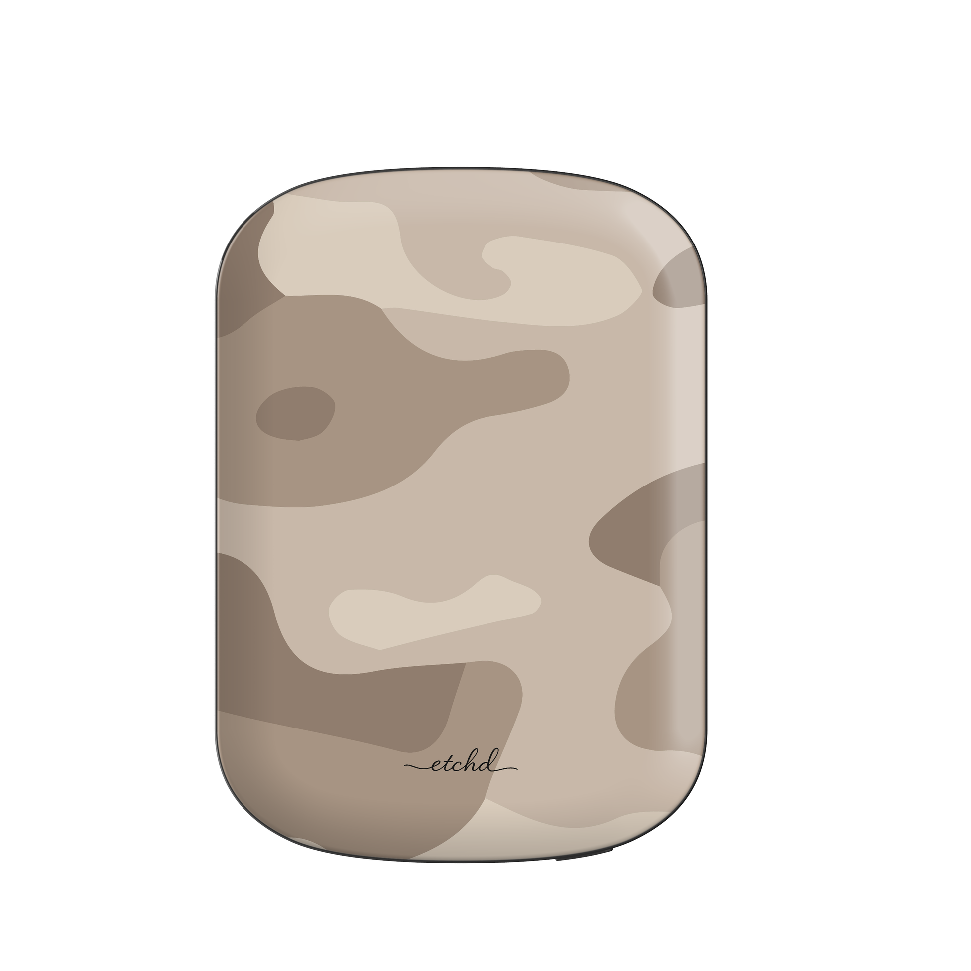 Beige Camo Powerbank magnetico di etchd