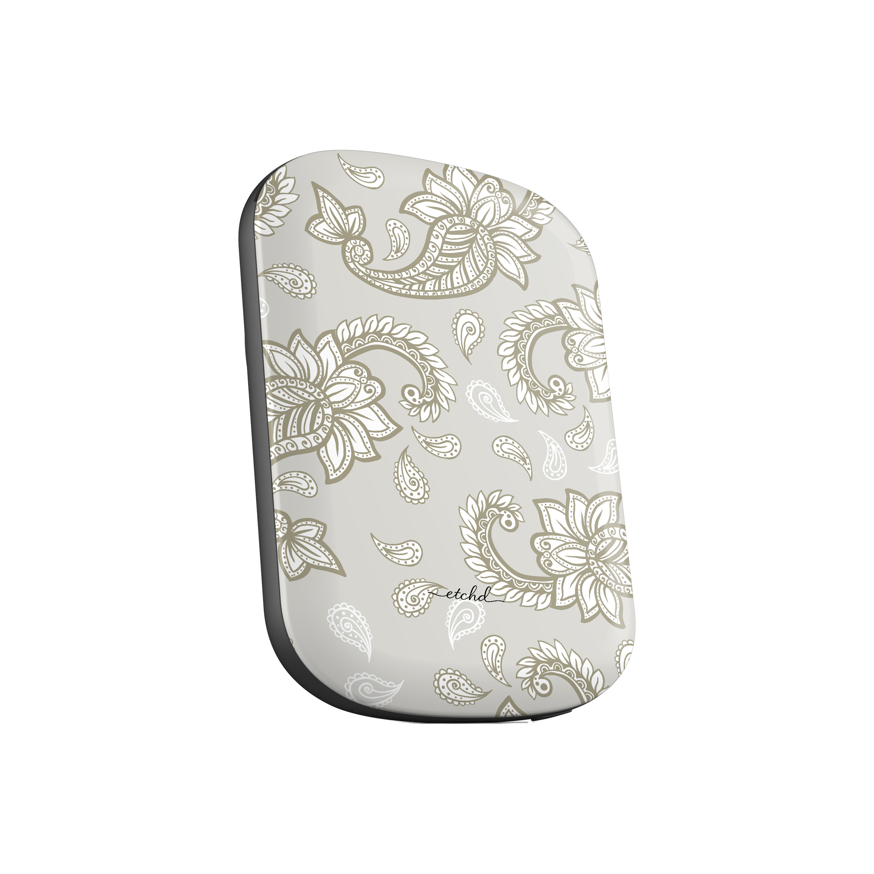 Beige Paisley Magnetic Powerbank by etchd, view 2