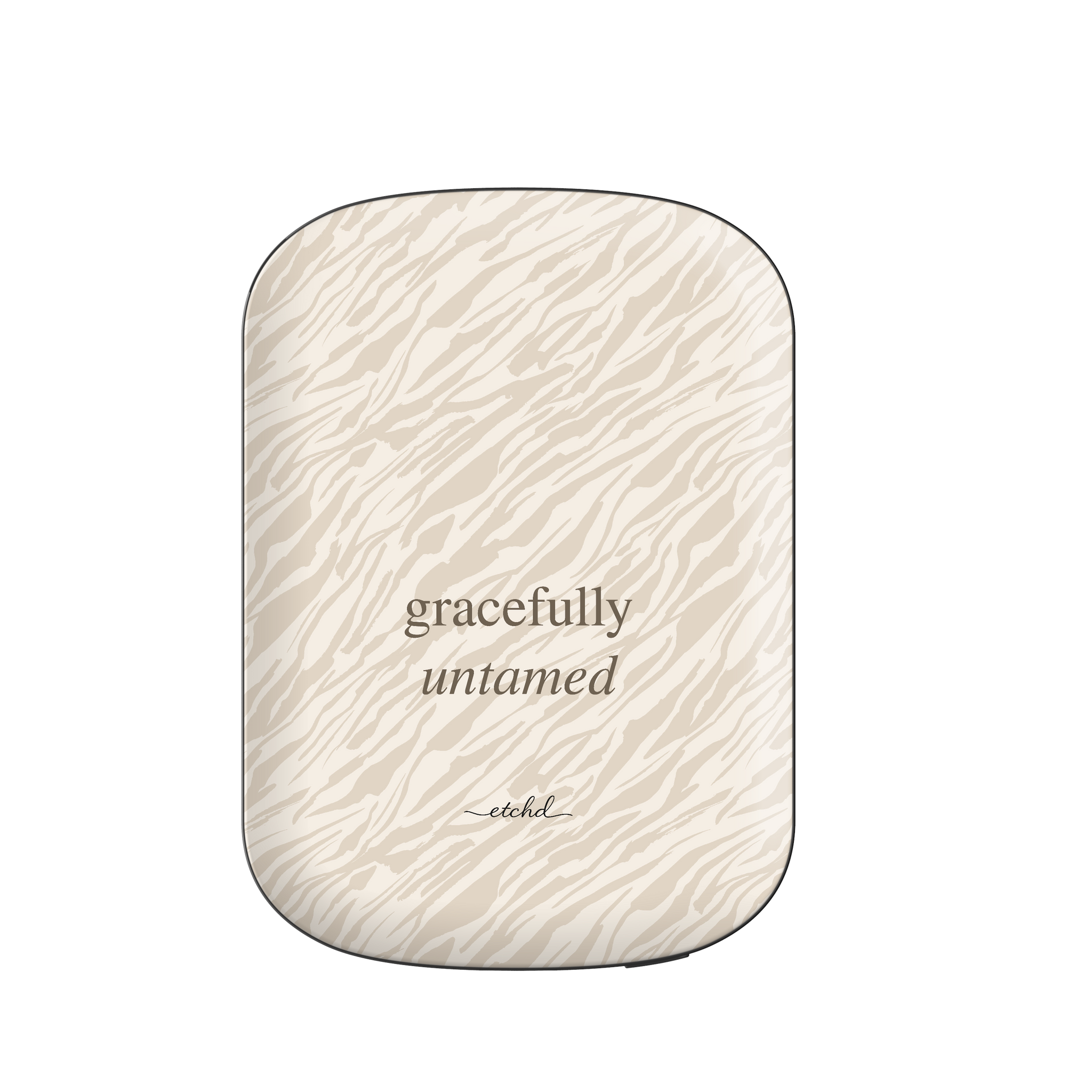Beige Zebra Magnetic Powerbank by etchd