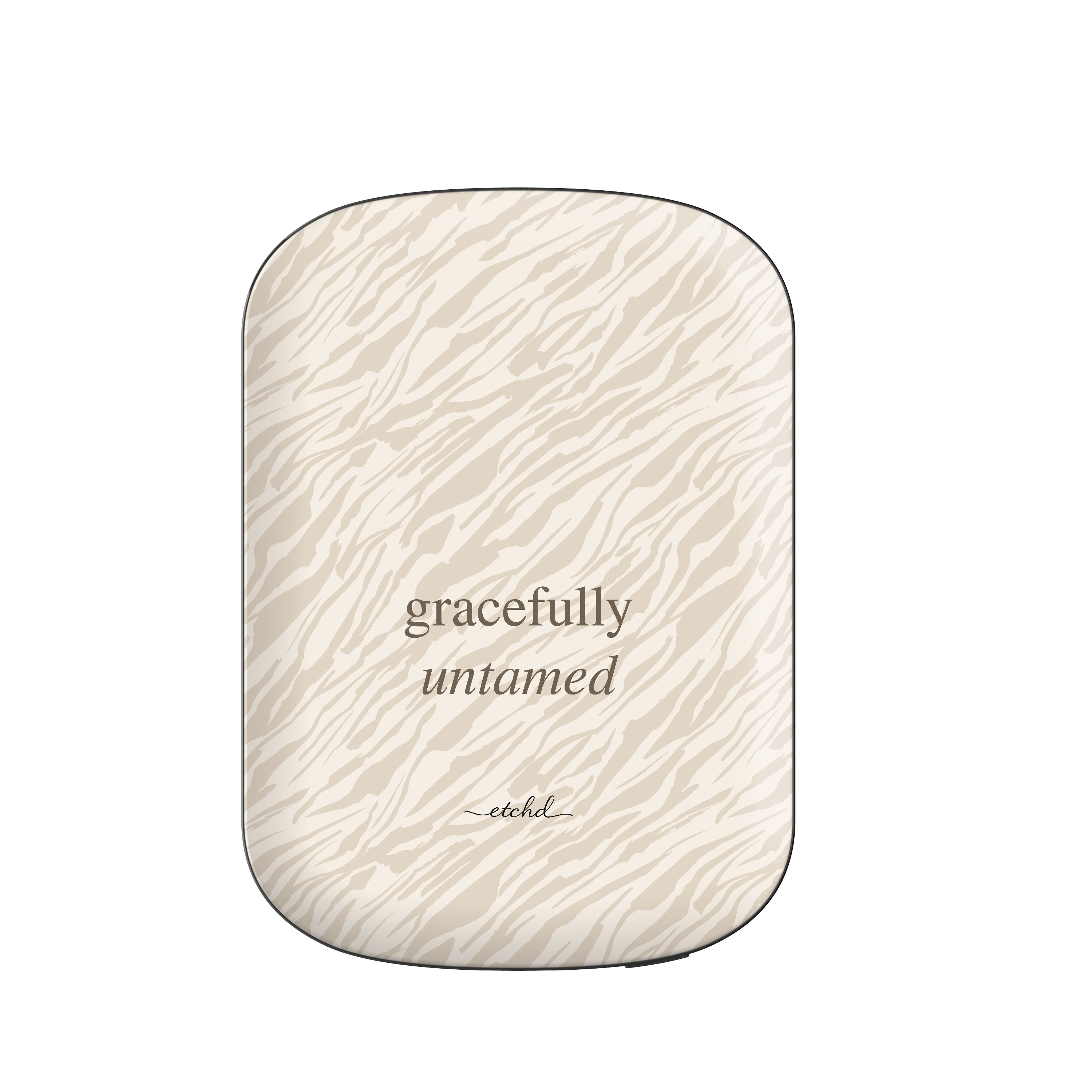 Beige Zebra Magnetic Powerbank by etchd