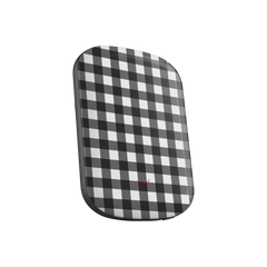 Black & White Gingham Magnetic Powerbank by etchd, view 2