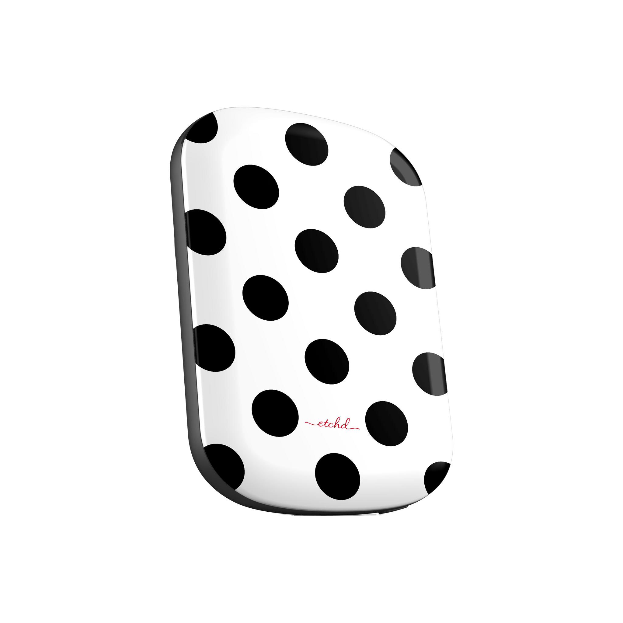 Black & White Polka Dot Magnetic Powerbank by etchd, view 2