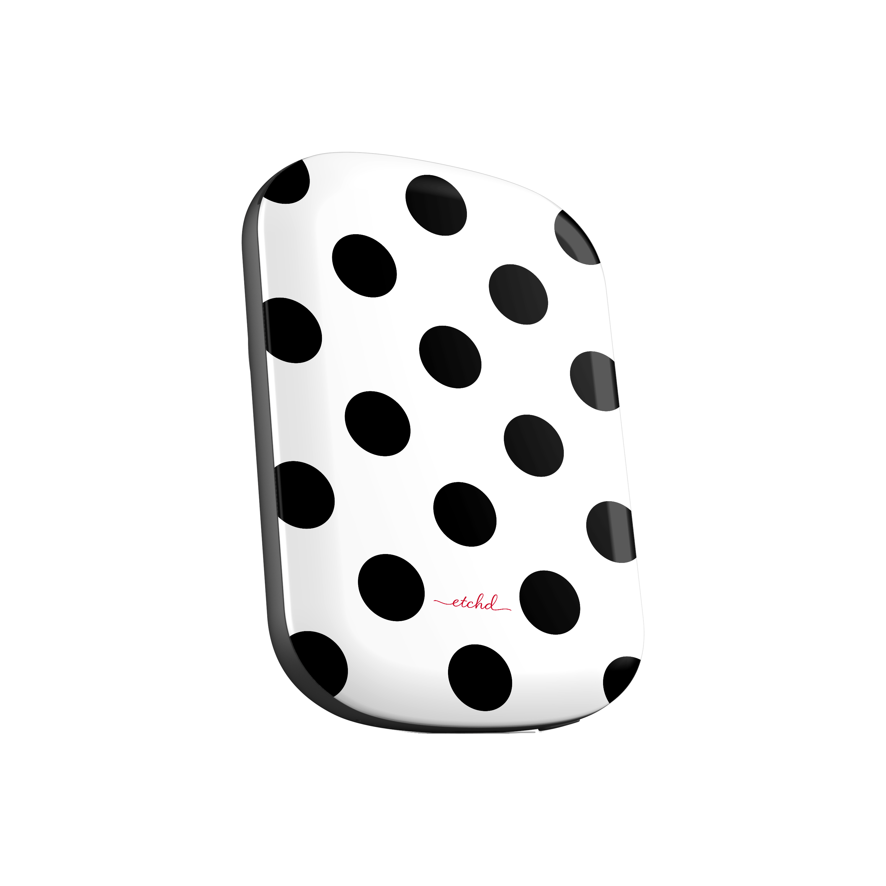 Black & White Polka Dot Magnetic Powerbank by etchd, view 2