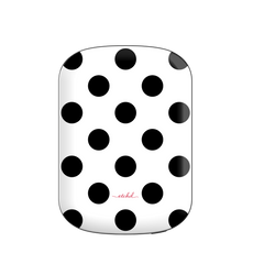 Black & White Polka Dot Magnetic Powerbank by etchd