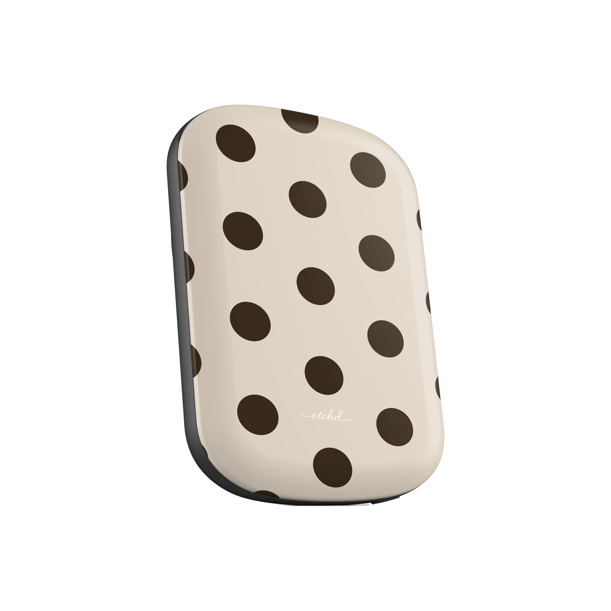 Brown Polka Dot Magnetic Powerbank by etchd, view 2
