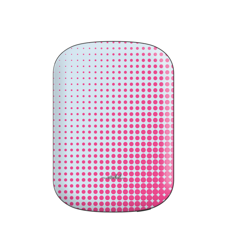 Bubblegum Halftone Magnetic Powerbank by etchd