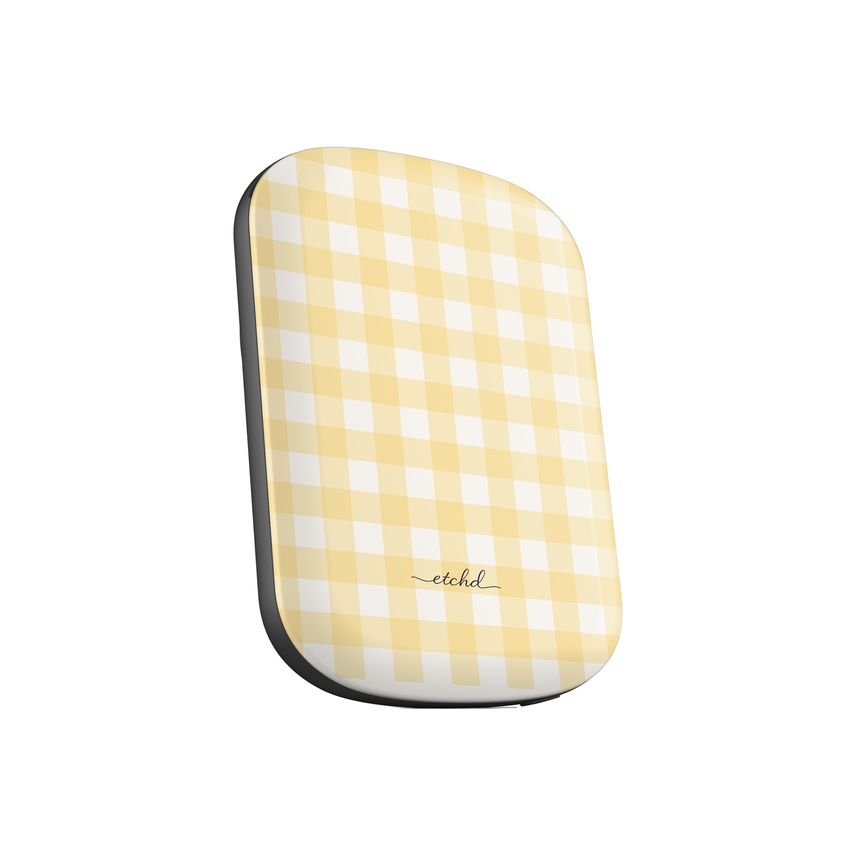 Butter Gingham Magnetic Powerbank by etchd, view 2
