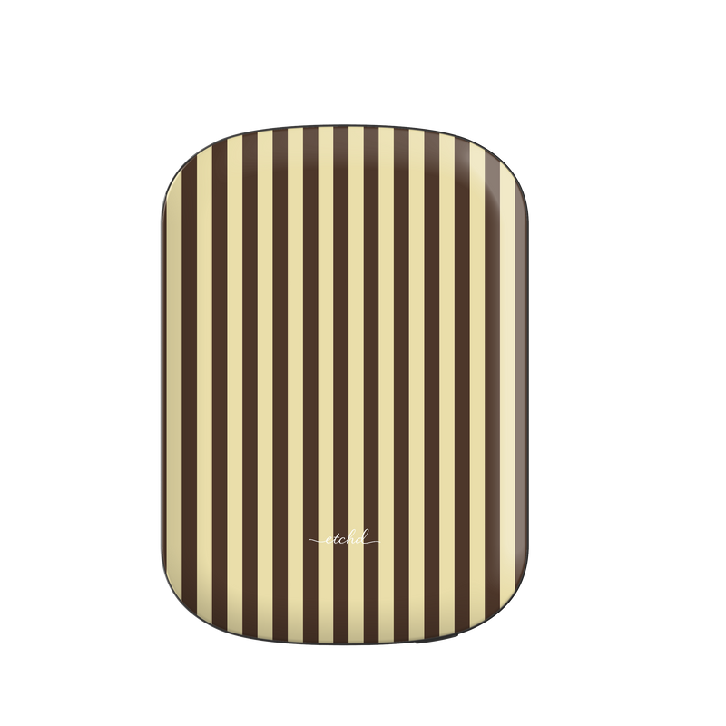 Butter Yellow And Brown Magnetic Powerbank by etchd