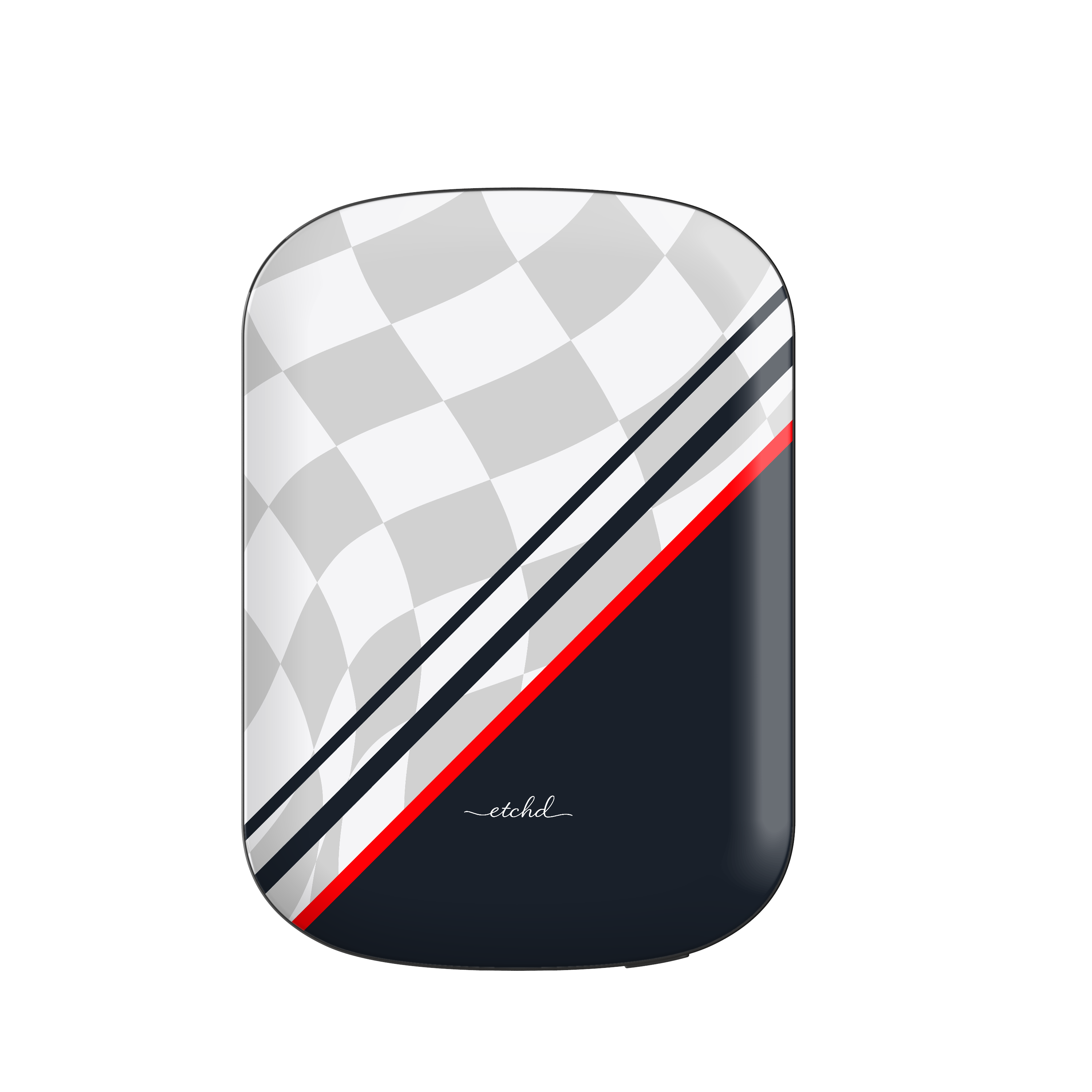 Checkered Flag Magnetic Powerbank by etchd