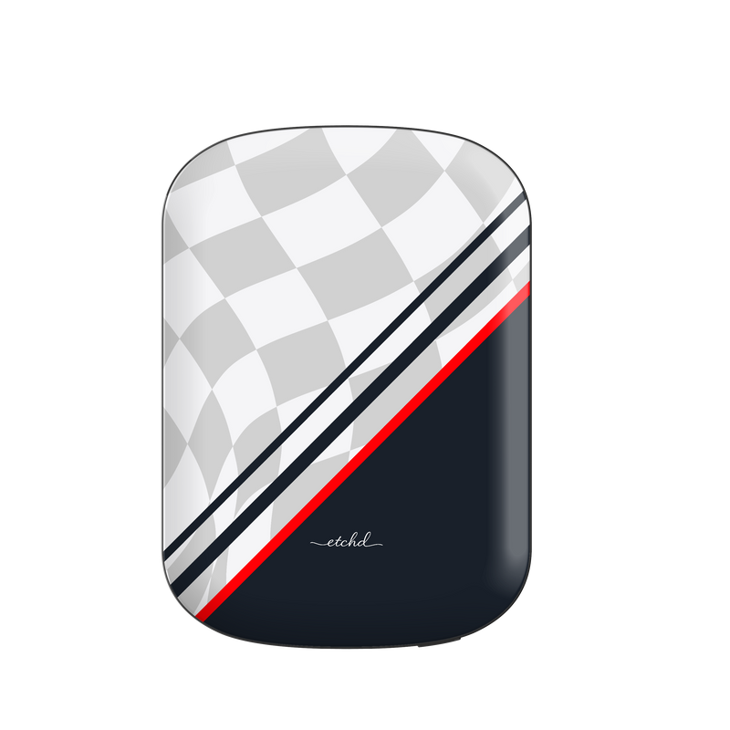 Checkered Flag Magnetic Powerbank by etchd