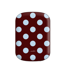 Cherry & Blue Polka Dot Magnetic Powerbank by etchd