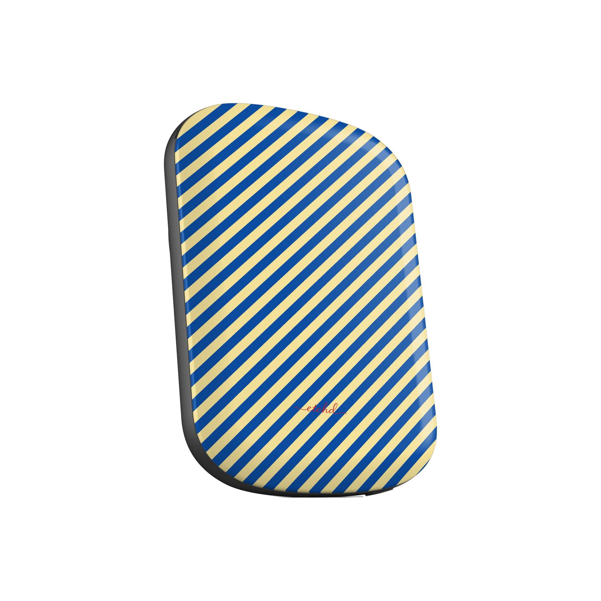 Cobalt And Butter Diagonal Magnetic Powerbank by etchd, view 3