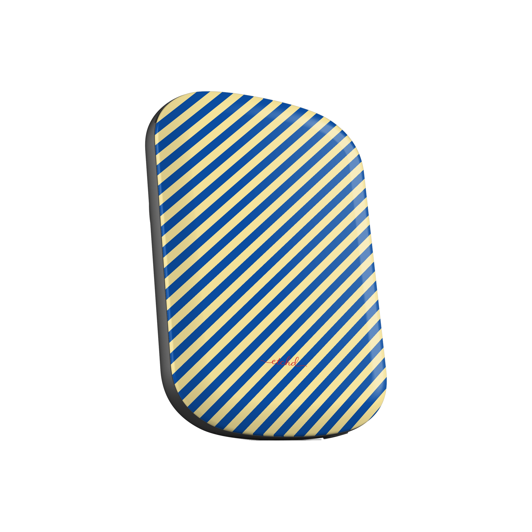 Cobalt And Butter Diagonal Magnetic Powerbank by etchd, view 3