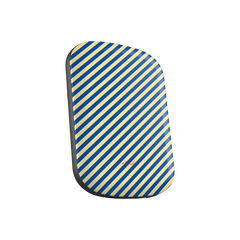 Cobalt And Butter Diagonal Magnetic Powerbank by etchd, view 3
