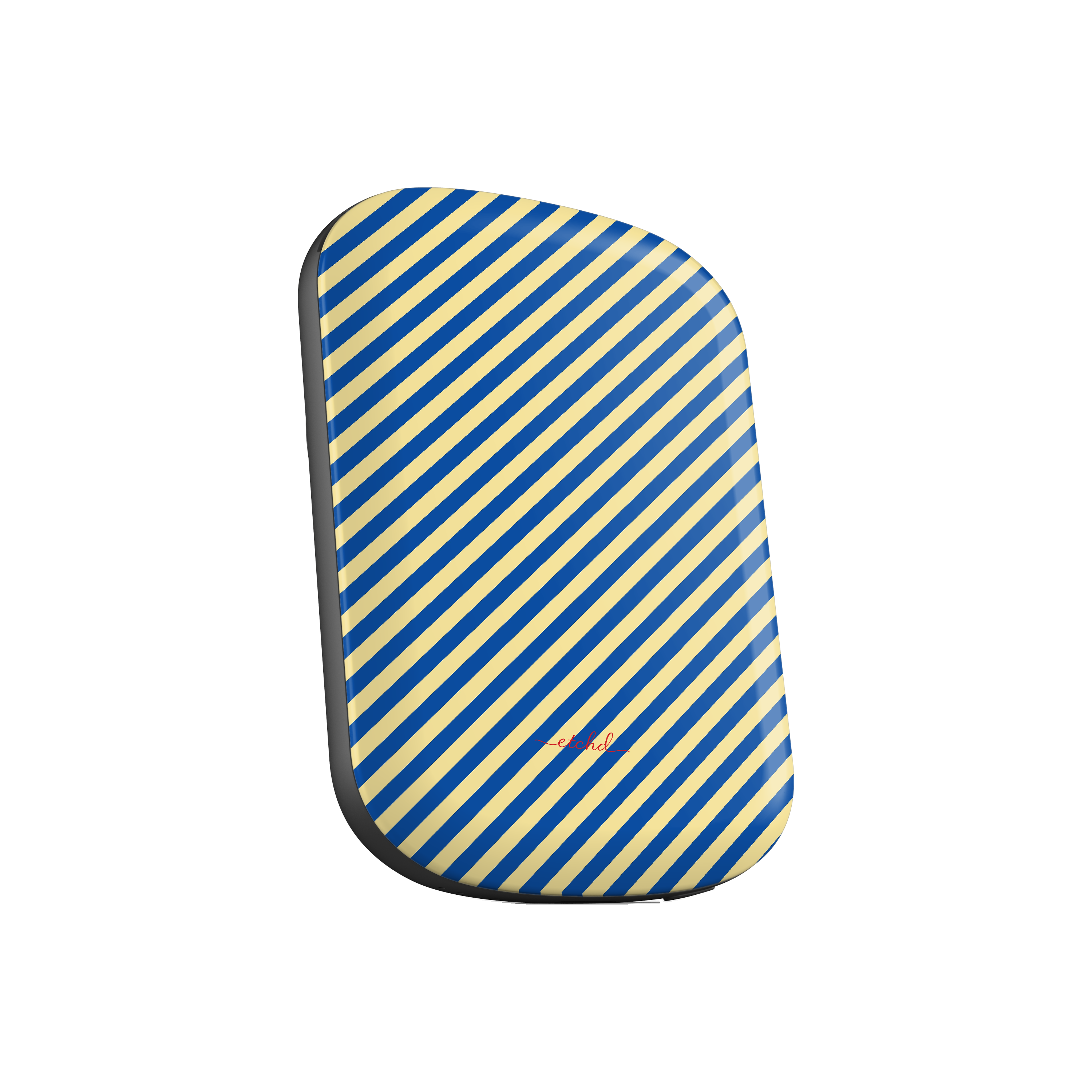 Cobalt And Butter Diagonal Magnetic Powerbank by etchd, view 2