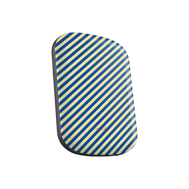 Cobalt And Butter Diagonal Magnetic Powerbank by etchd, view 3