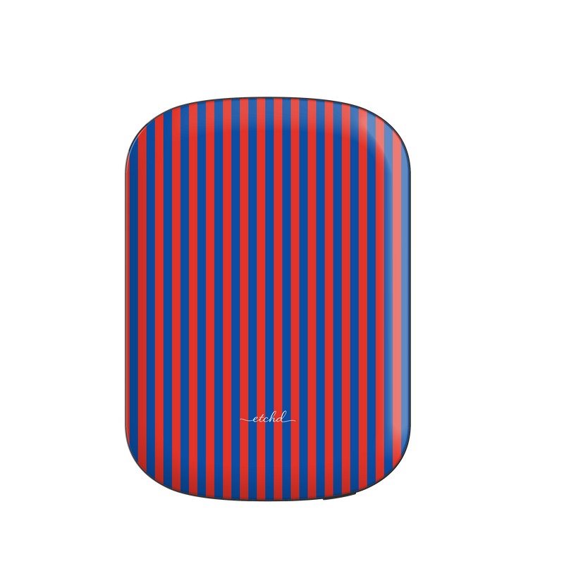 Cobalt And Poppy Magnetic Powerbank by etchd