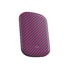 Cobalt And Poppy Diagonal Magnetic Powerbank by etchd, view 3