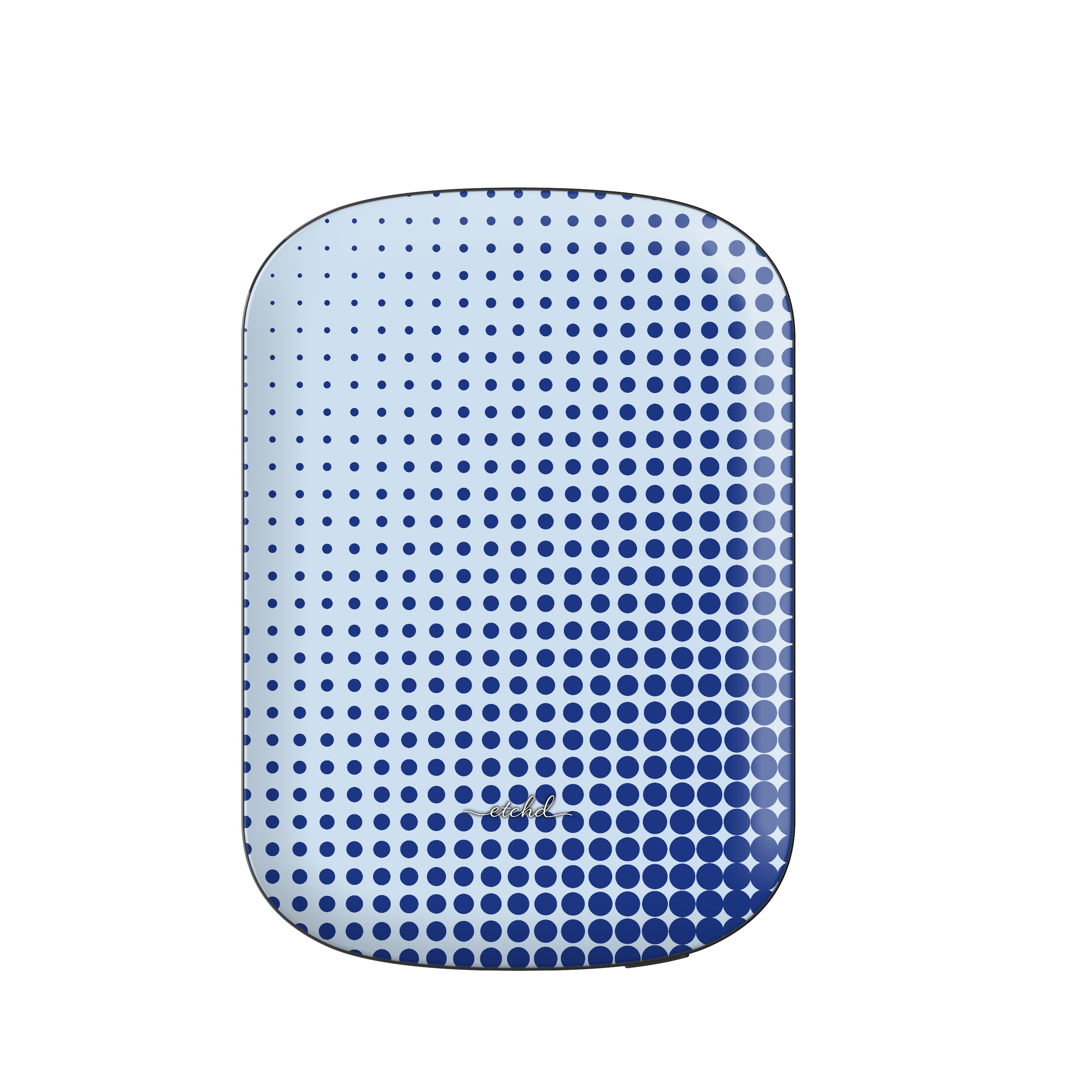 Cobalt Halftone Magnetic Powerbank by etchd