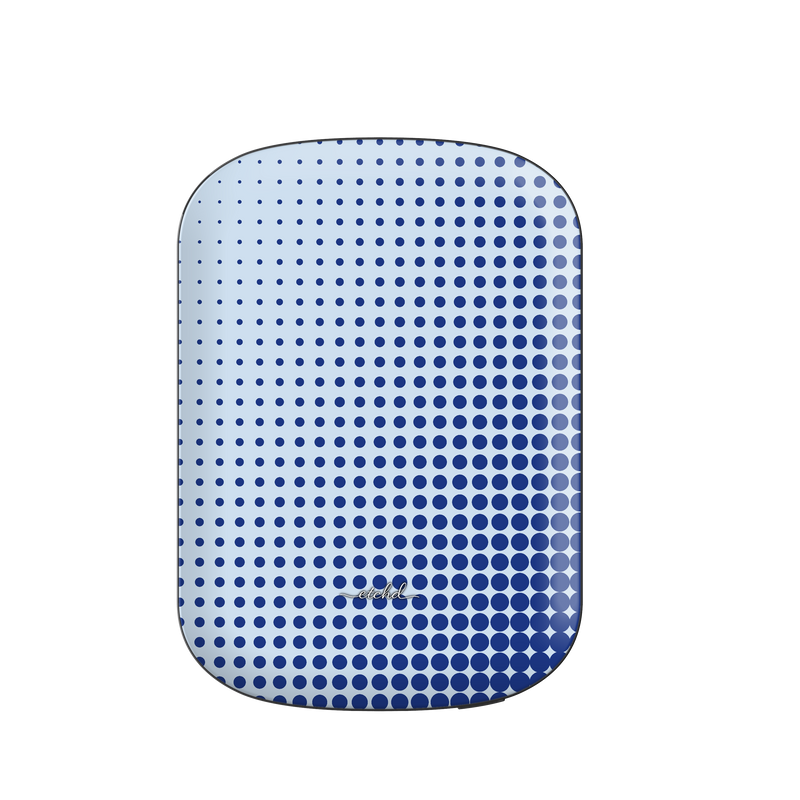 Cobalt Halftone Magnetic Powerbank by etchd