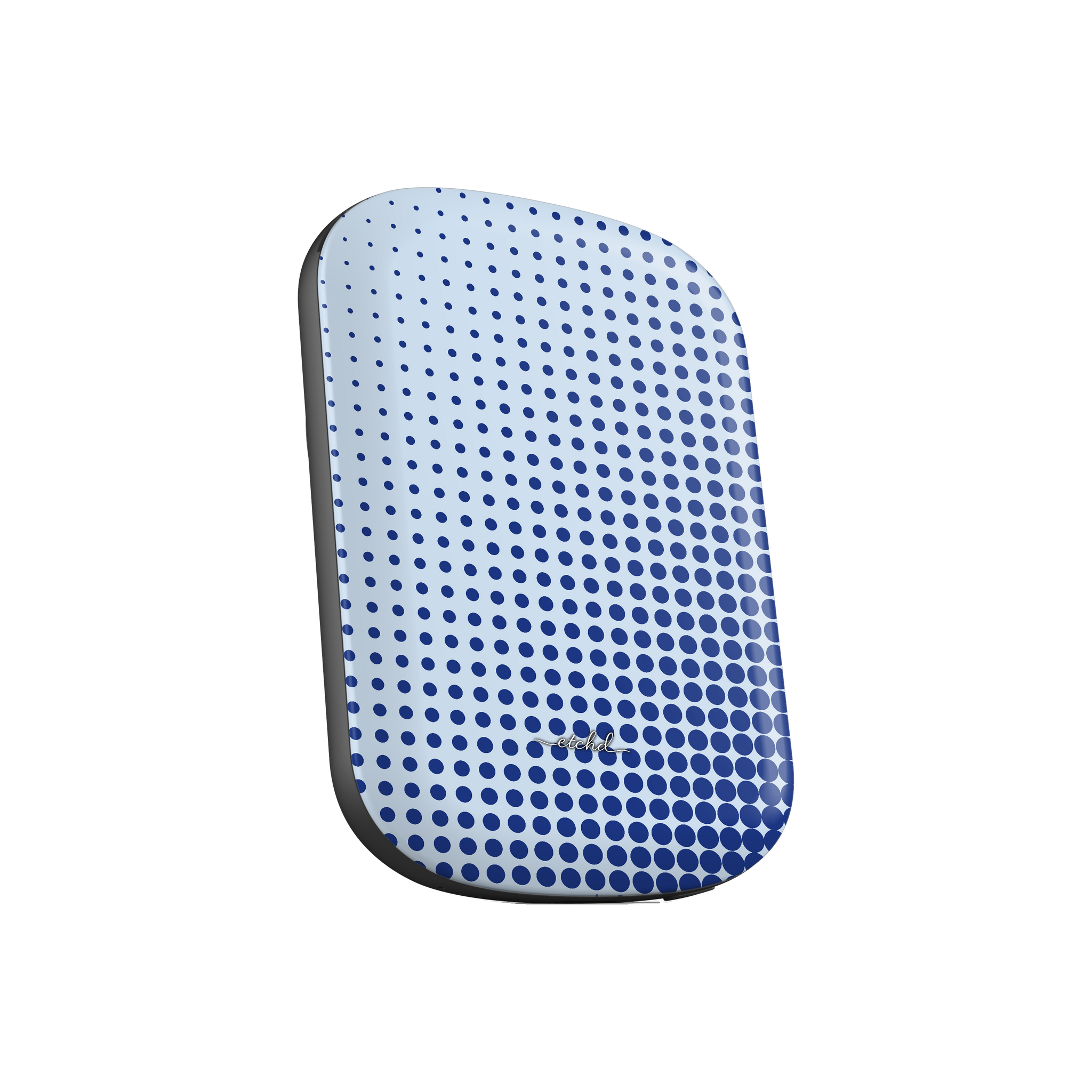 Cobalt Halftone Magnetic Powerbank by etchd, view 2