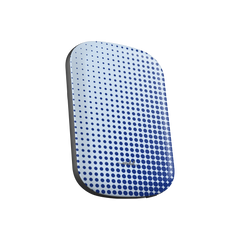 Cobalt Halftone Magnetic Powerbank by etchd, view 2