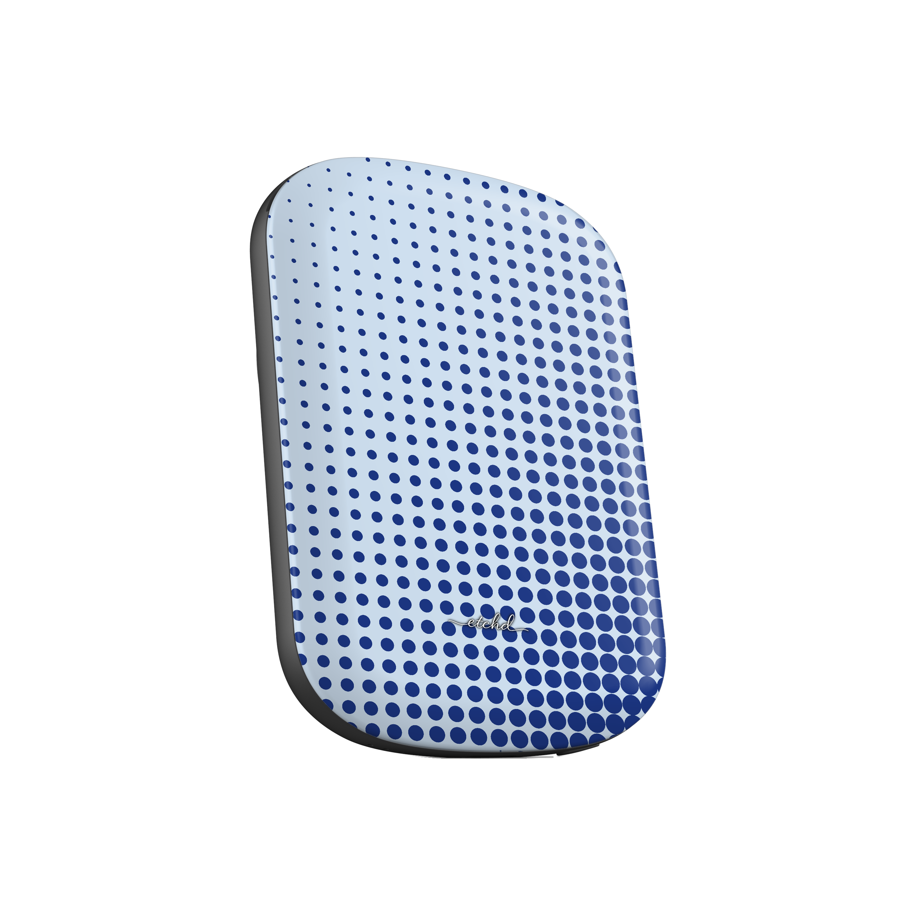 Cobalt Halftone Magnetic Powerbank by etchd, view 2