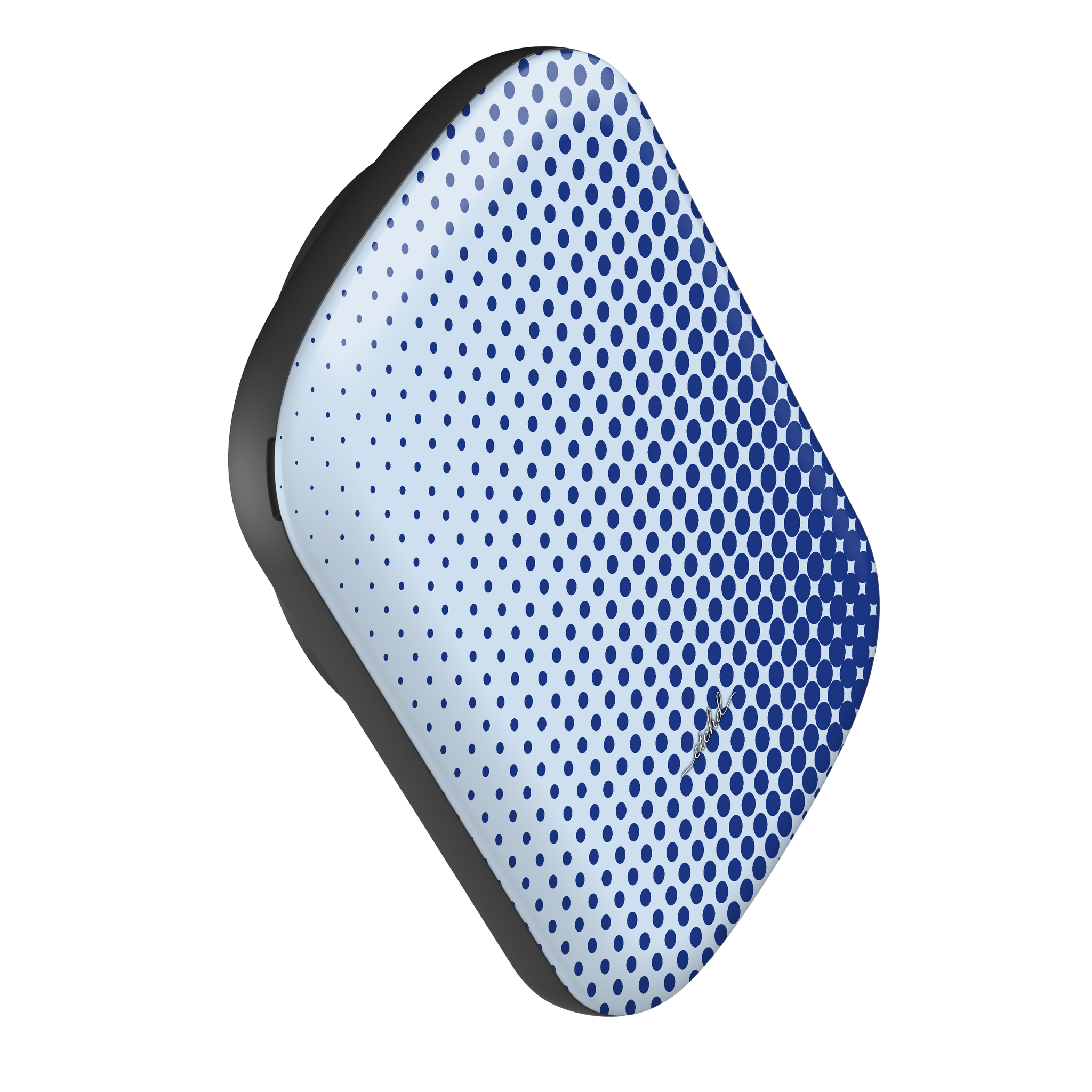 Cobalt Halftone Magnetic Powerbank by etchd, view 3