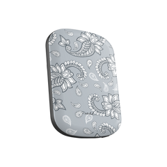 Dusty Blue Paisley Magnetic Powerbank by etchd, view 2