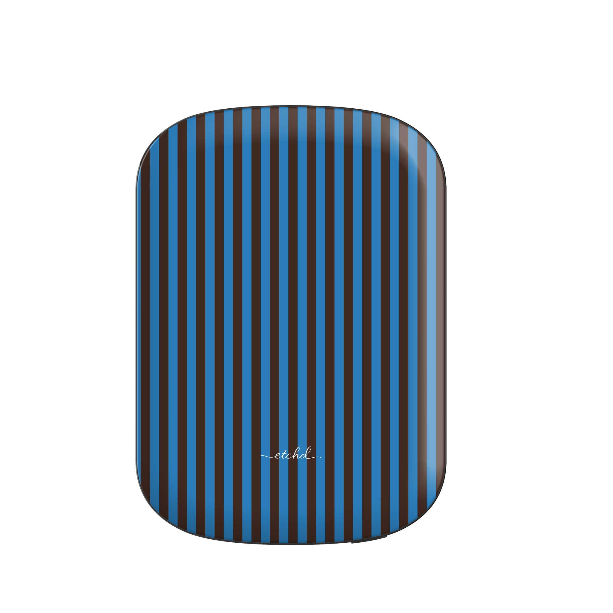 Espresso And Cerulean Magnetic Powerbank by etchd