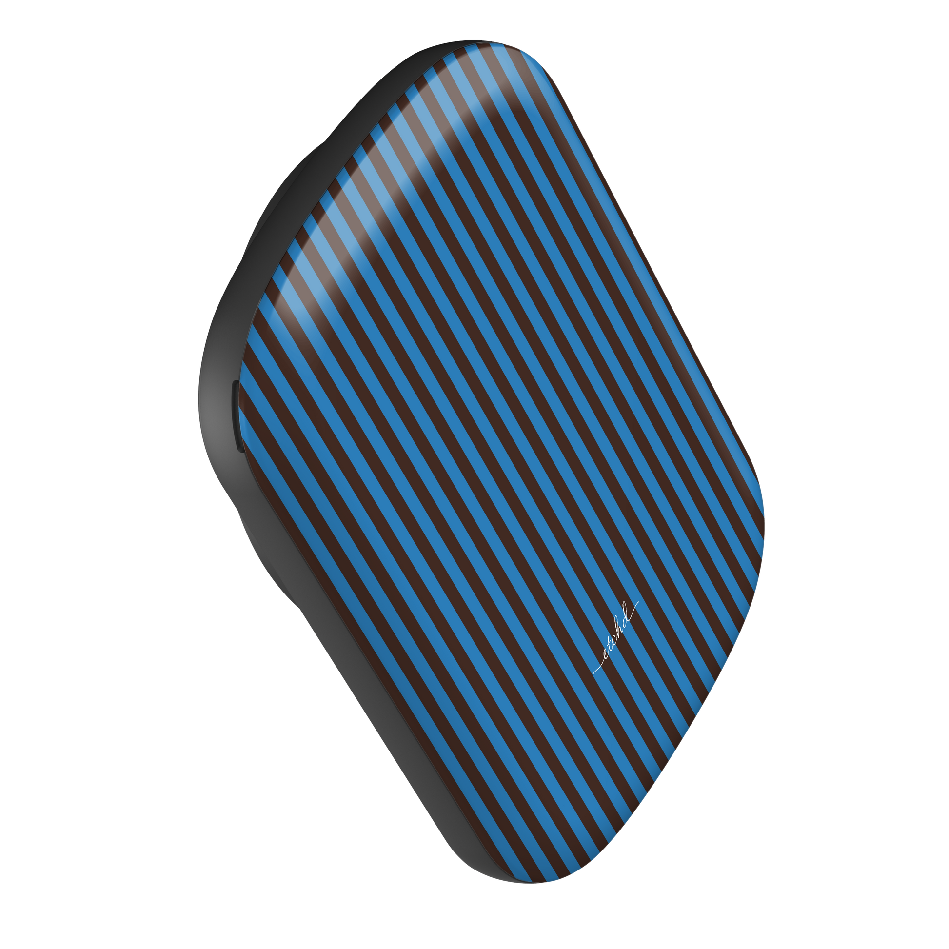 Espresso And Cerulean Magnetic Powerbank by etchd, view 3