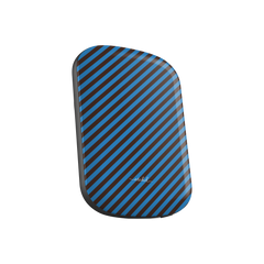 Espresso And Cerulean Diagonal Magnetic Powerbank by etchd, view 2