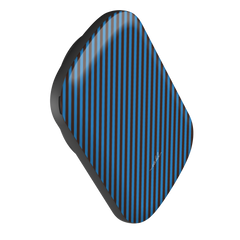 Espresso And Cerulean Diagonal Magnetic Powerbank by etchd, view 4