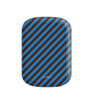 Espresso & Cerulean Striped Diagonal Powerbank magnetico