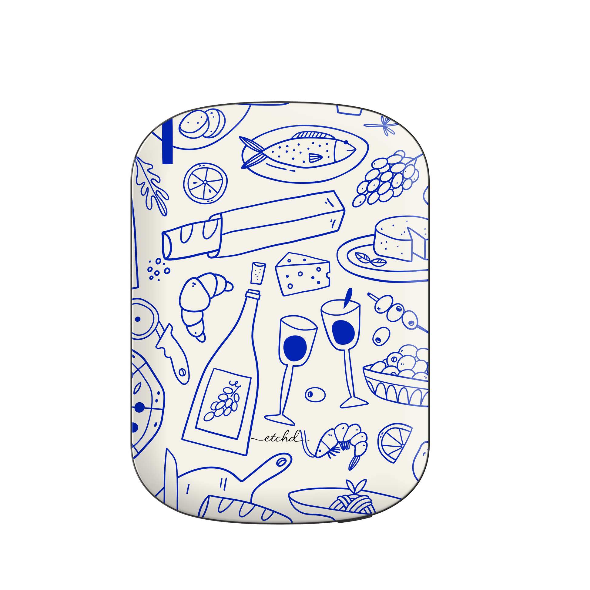 Food Pattern Magnetic Powerbank by etchd