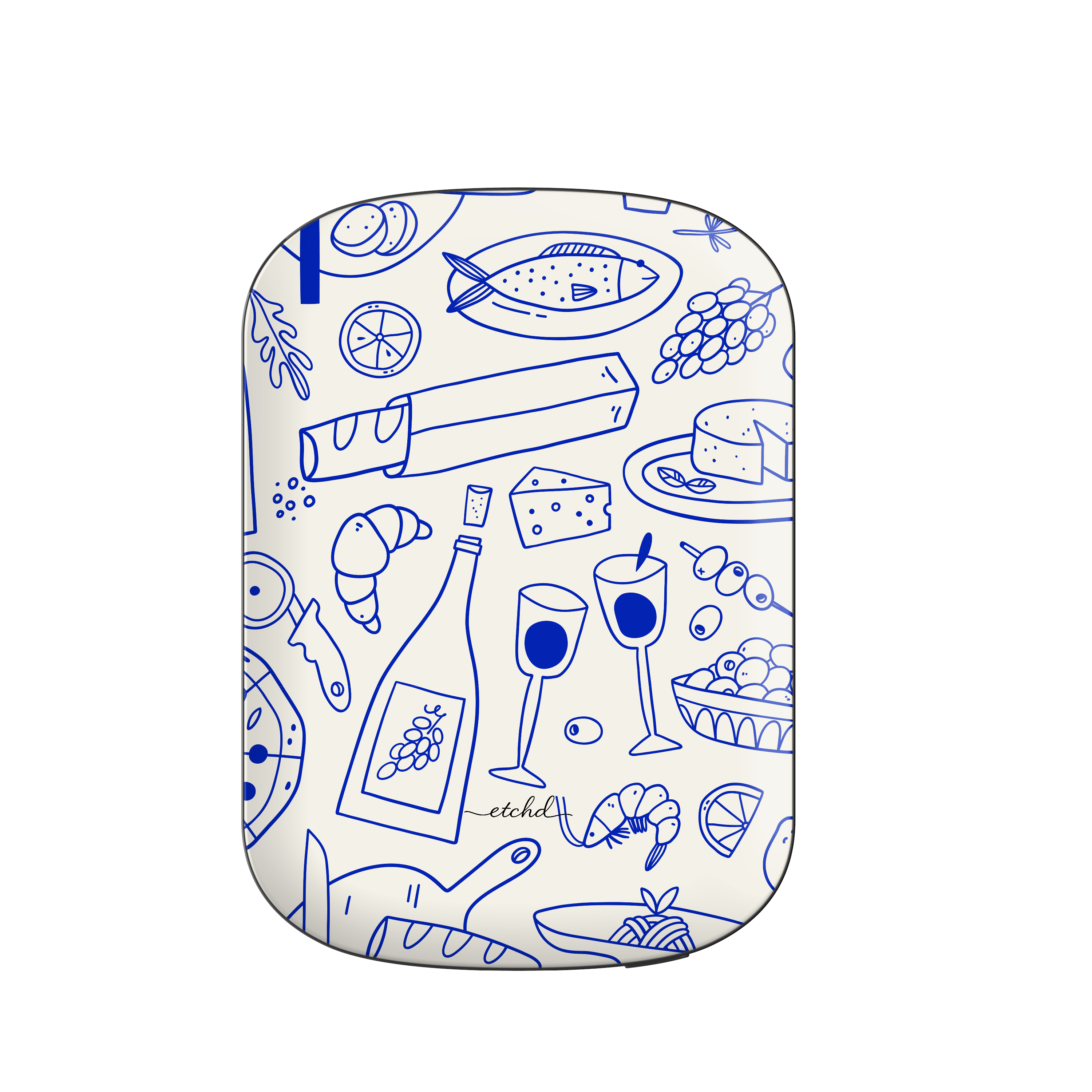 Food Pattern Magnetic Powerbank by etchd