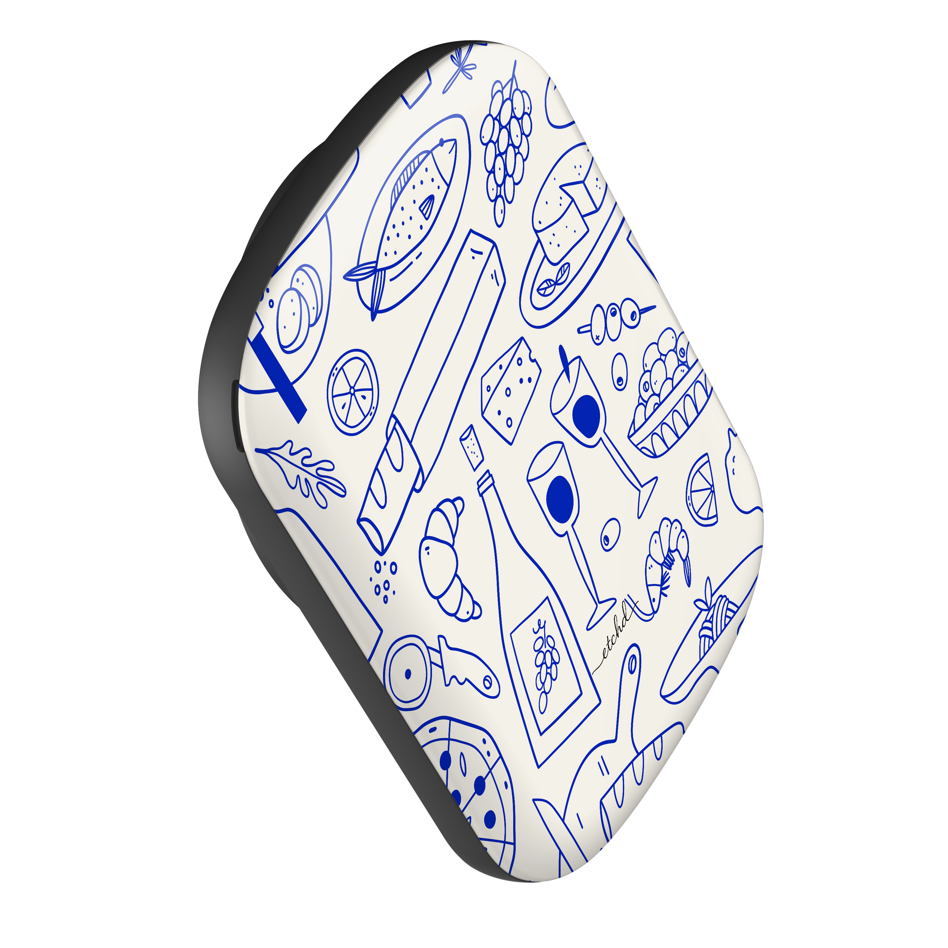 Food Pattern Magnetic Powerbank by etchd, view 4