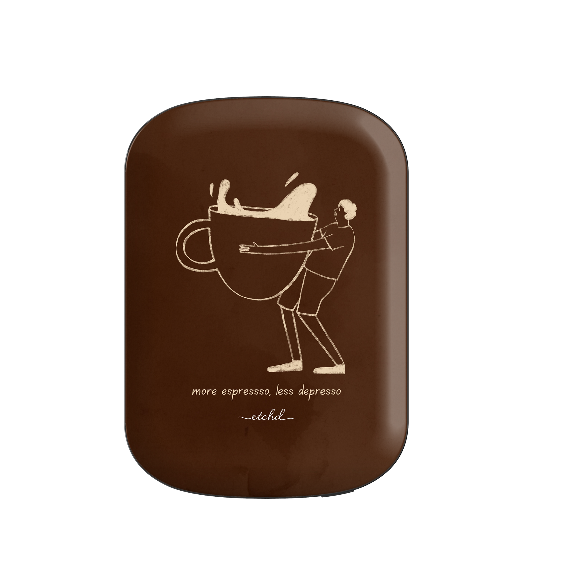 Gentlemen Espresso Magnetic Powerbank by etchd