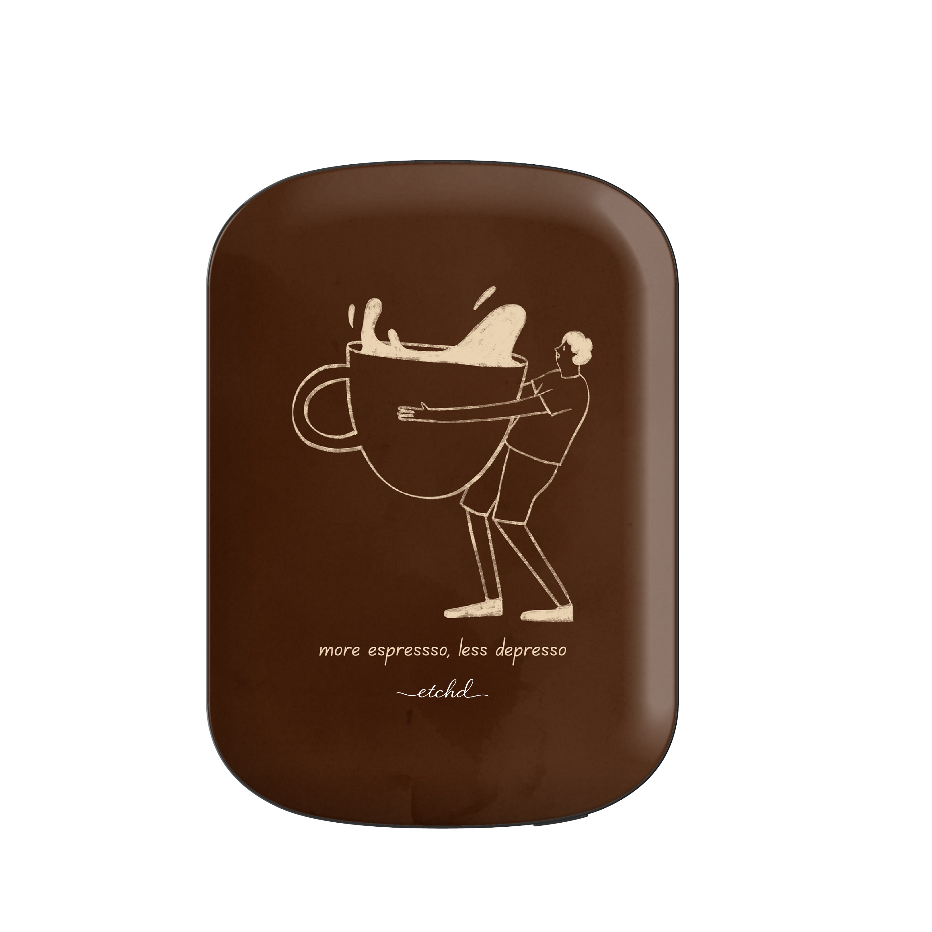 Gentlemen Espresso Magnetic Powerbank by etchd